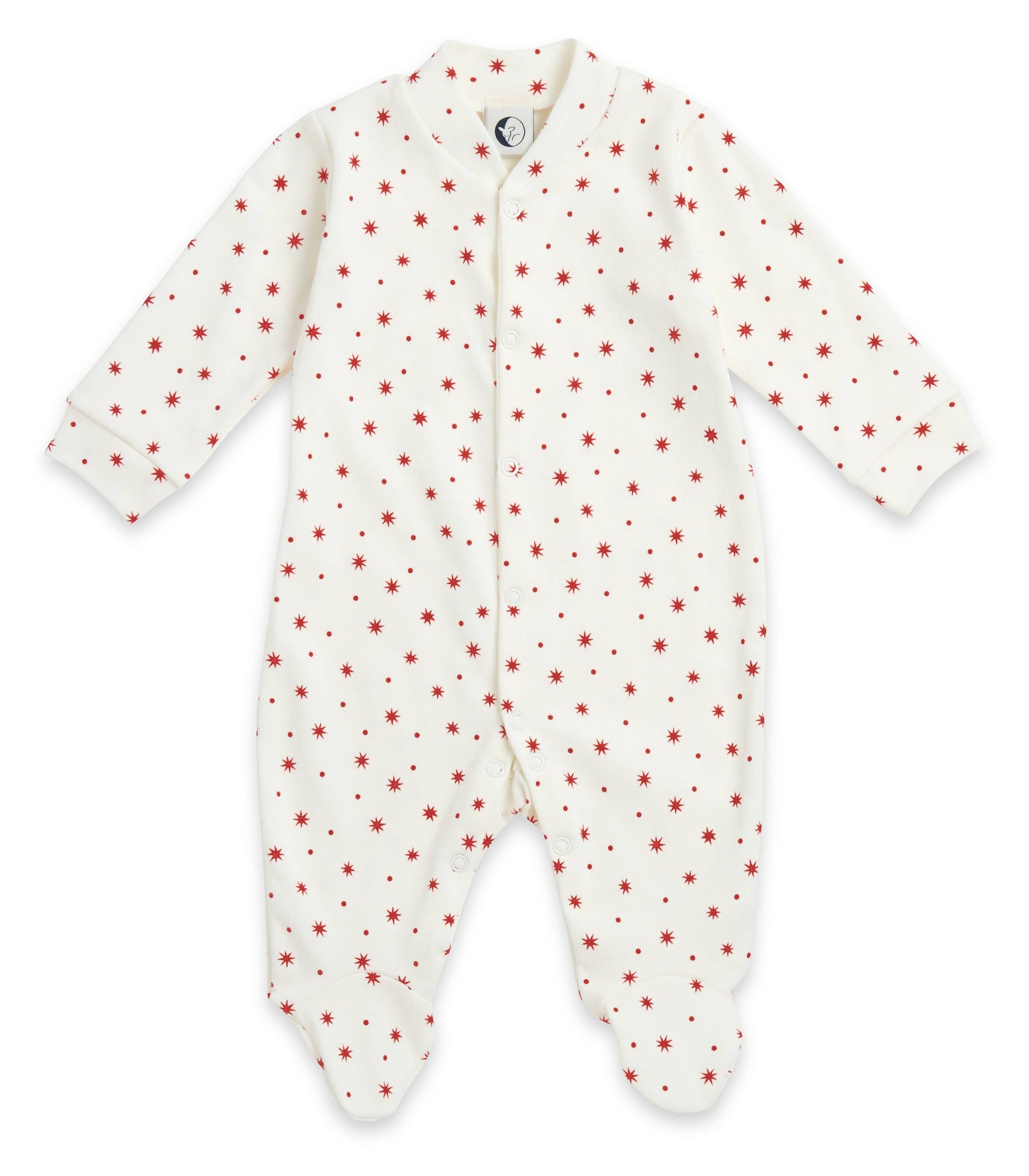 Baby Sleep Suit, Red Star