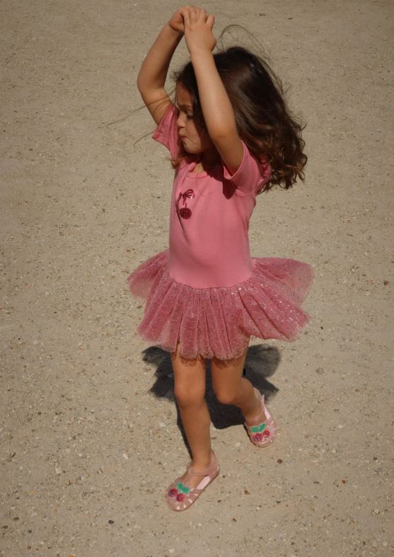 Ballerina Dress, Strawberry Ice