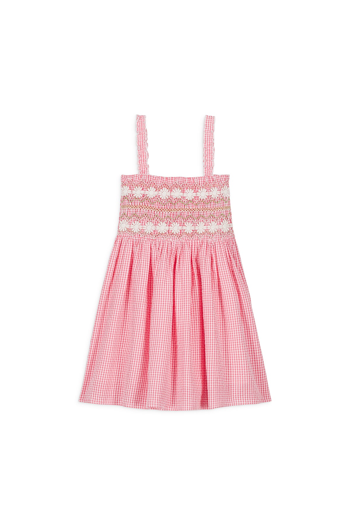Tessa Dress, Pink Gingham