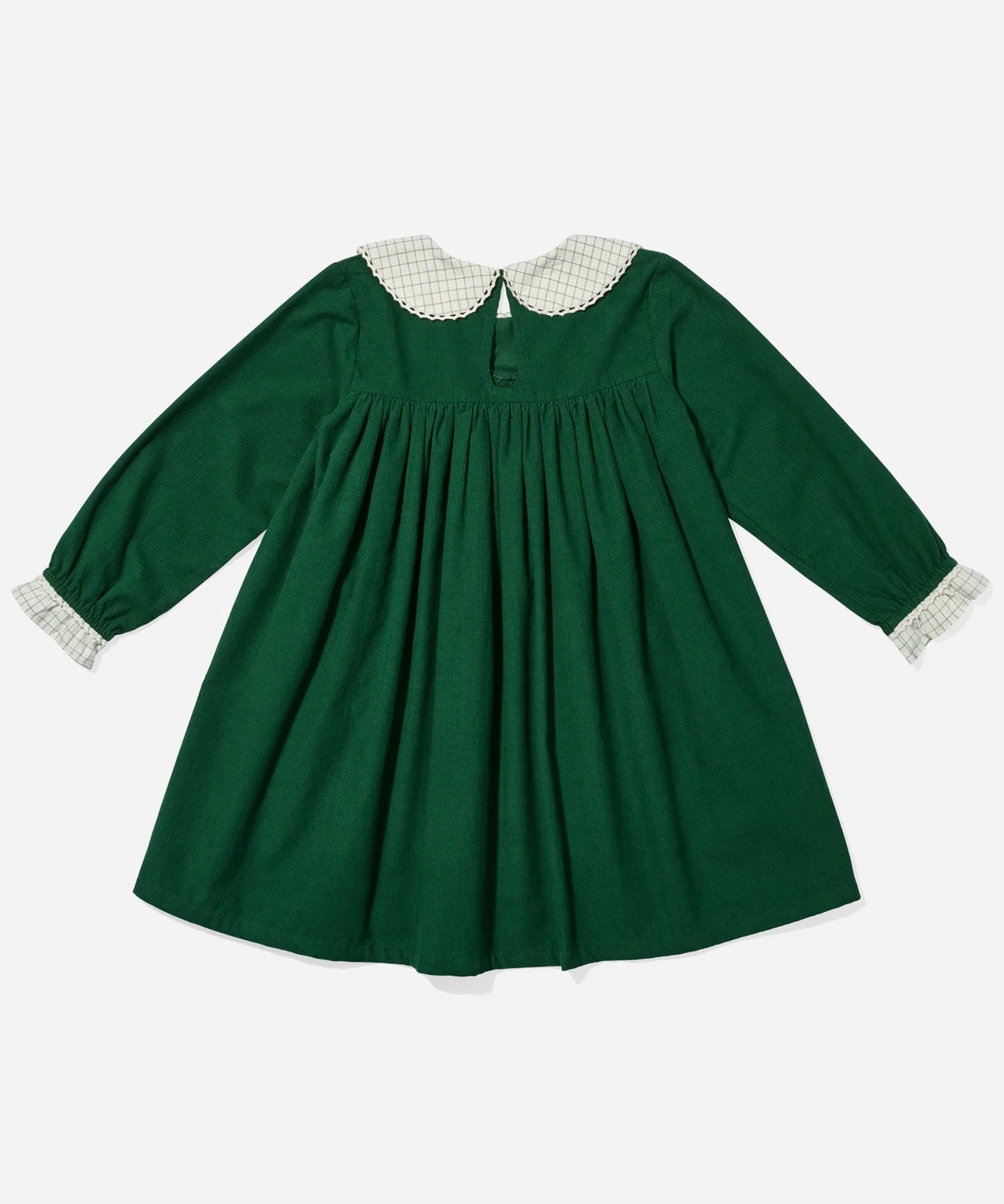 Delphina Dress, Forest Corduroy