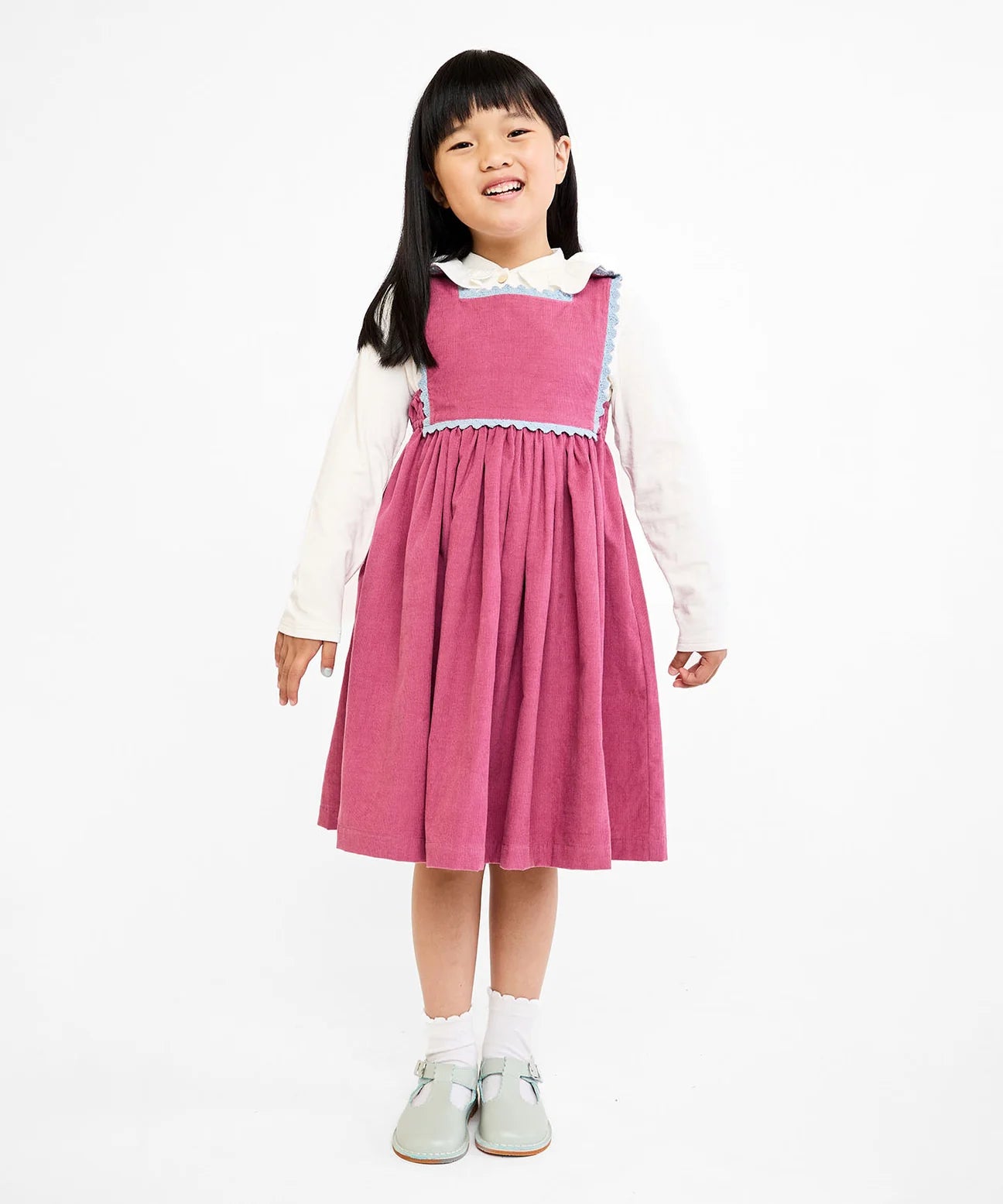 Dorothy Dress, Boysenberry Corduroy