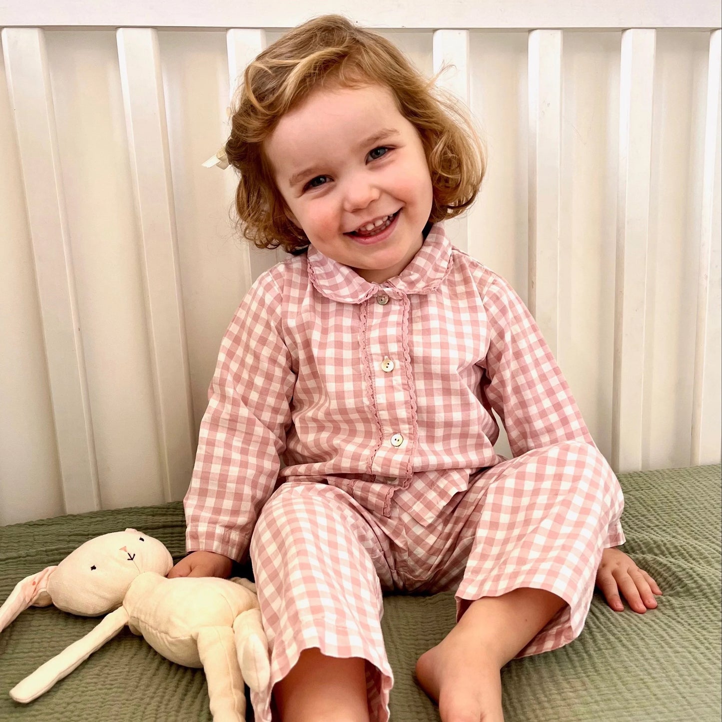 Isidore Pajamas, Pink Gingham