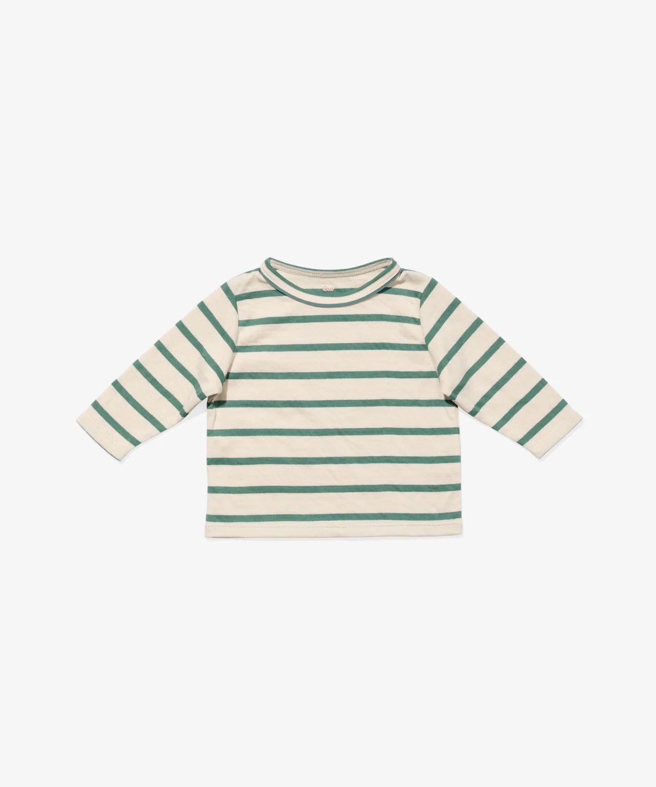Edward Baby T-Shirt, Pine Stripe