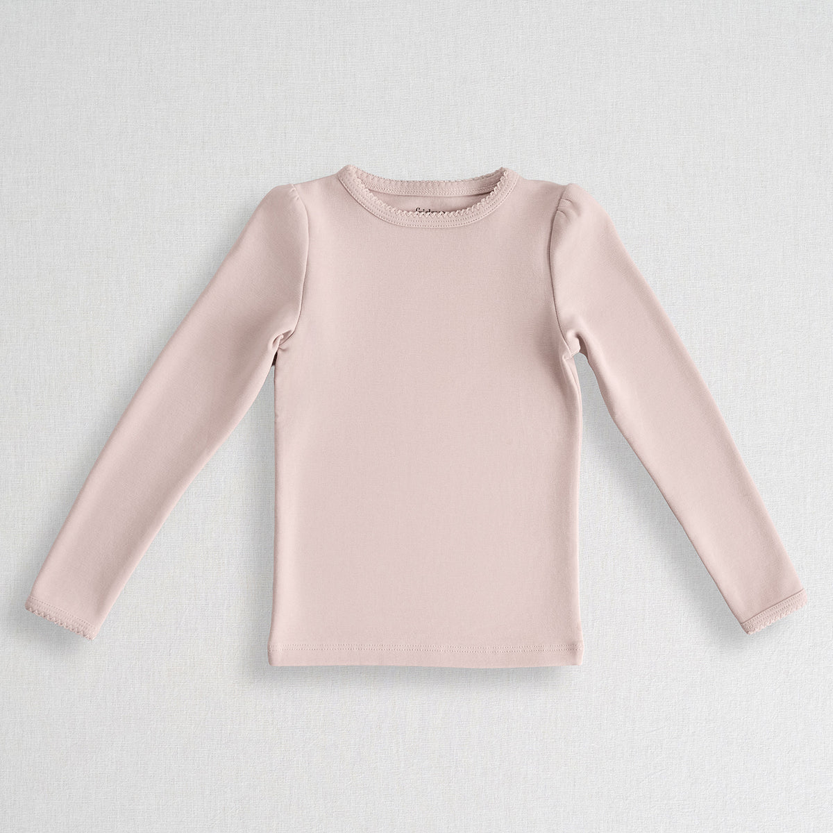 Long Sleeve Beaufort Tee, Misty Rose