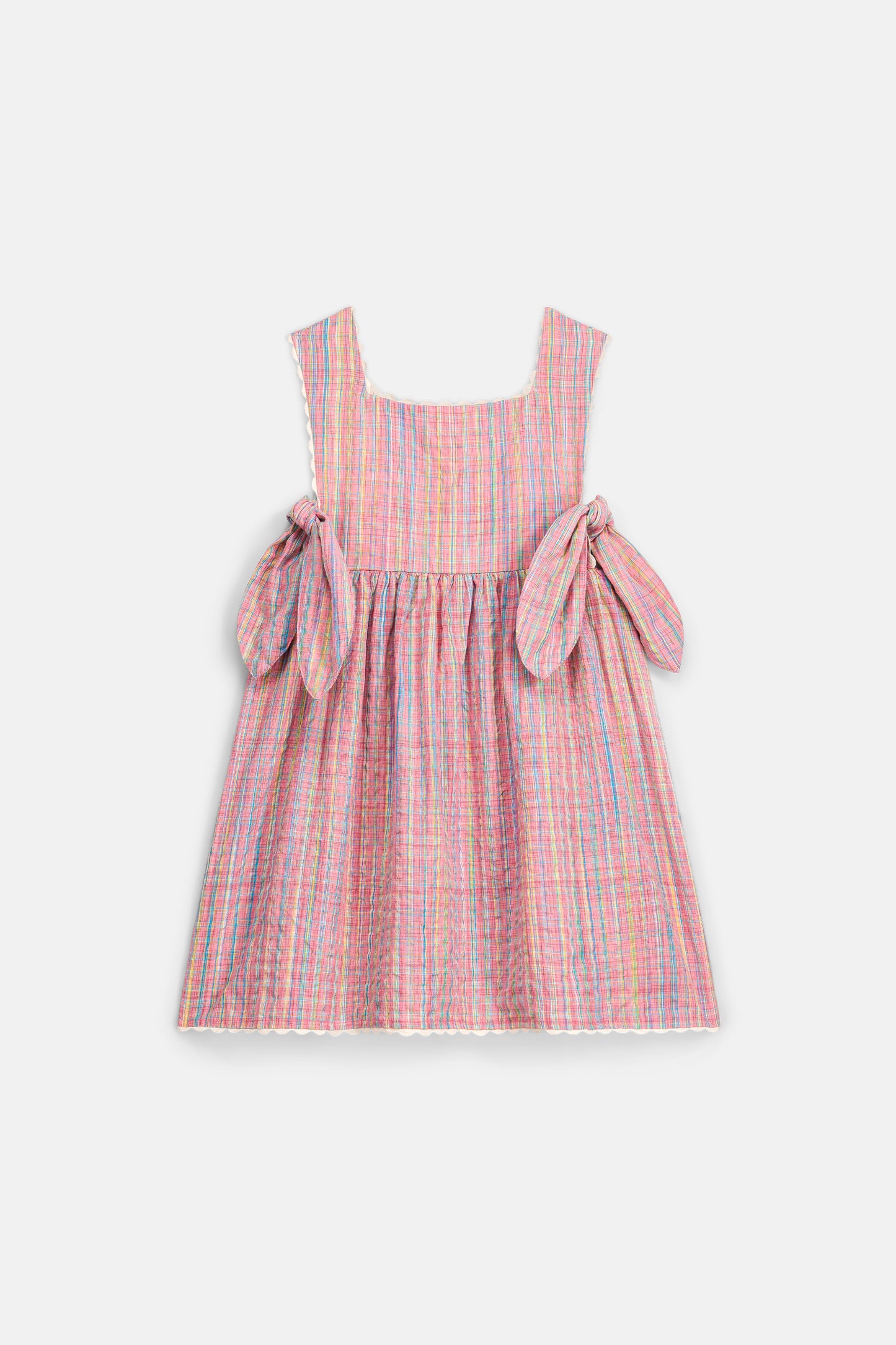 Dress Aloisa, Pink Pomelo Checks