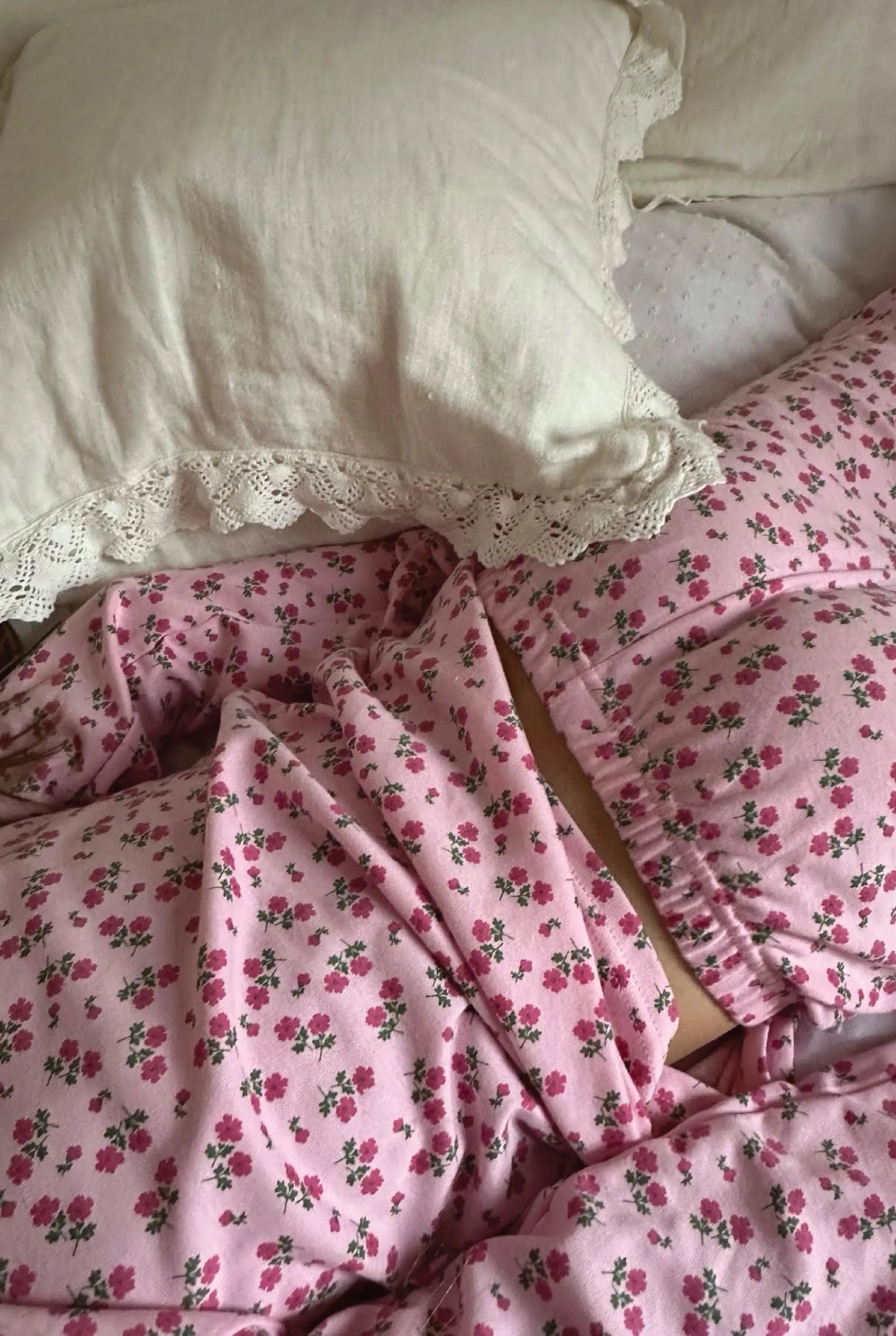 Sleepy Doe Classic Pajama, Pink Tea Floral