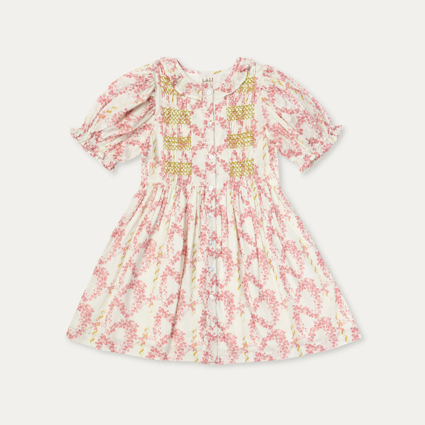 Ivy Dress, Climbing Roses Print