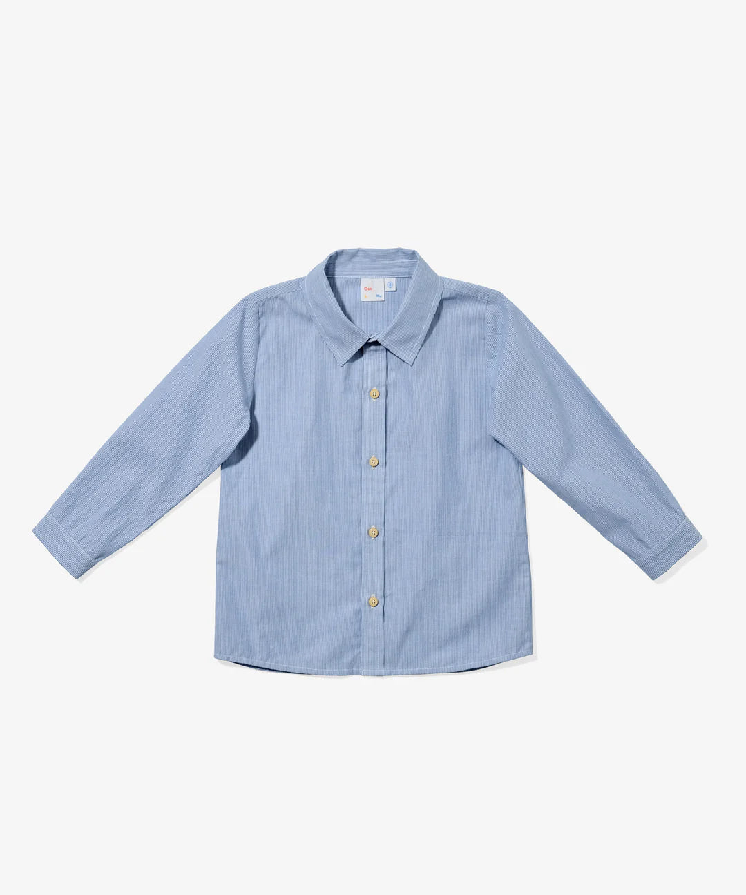 Jeffie Shirt, Blue Pinstripe