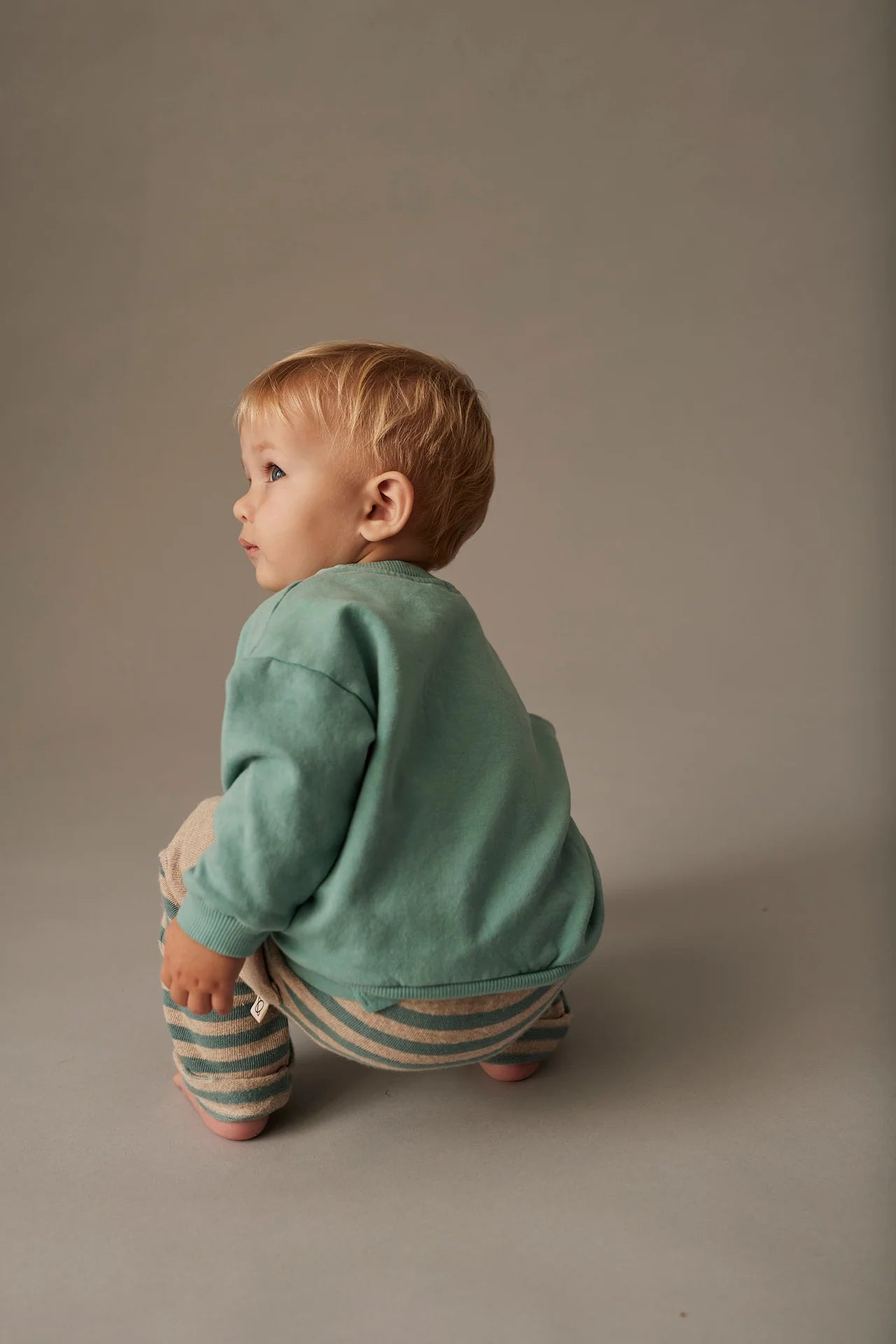 Soft Brushed Fleece Sweatshirt, Arctic Blue