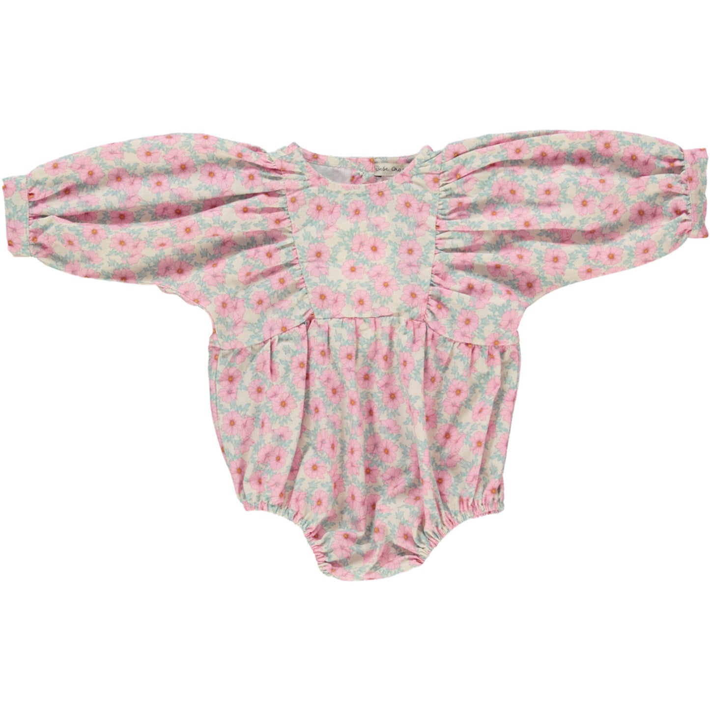 Bebe Organic Lilian Romper, Blooming