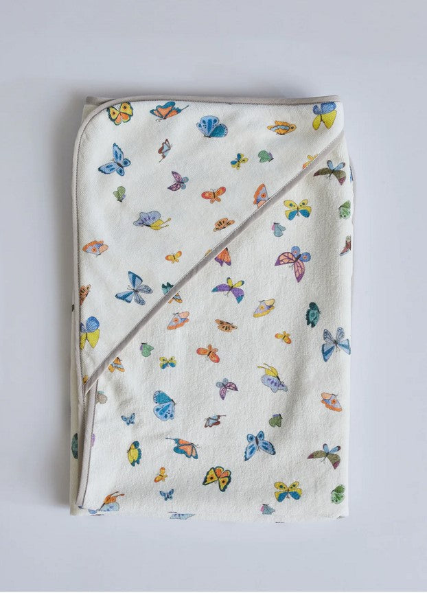 Madame Butterfly Hooded Towel