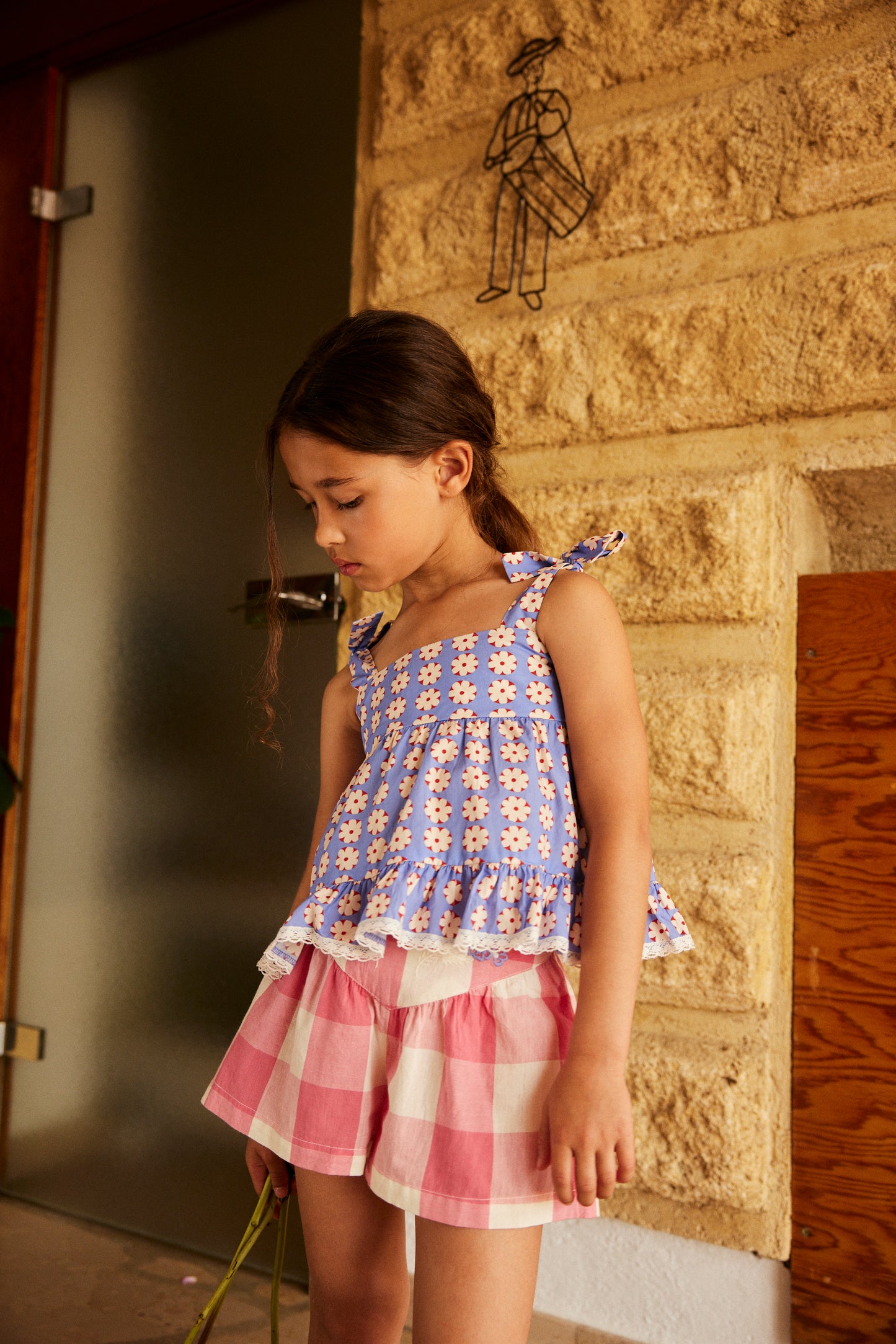 Marlow Short, Check Rose