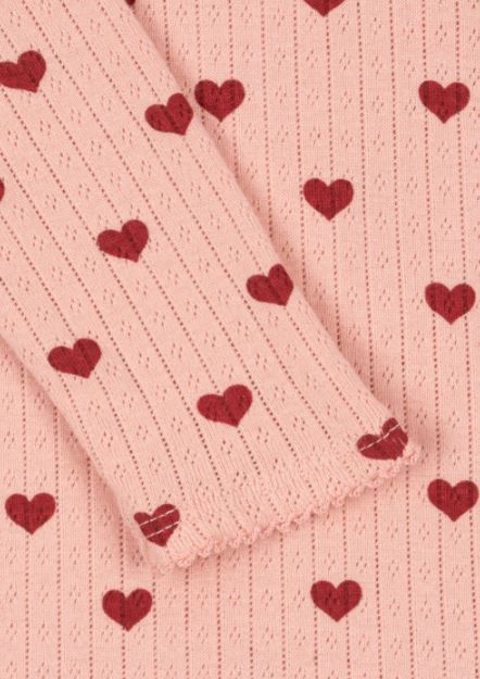 Minnie Onesie Gots, Amour Rouge