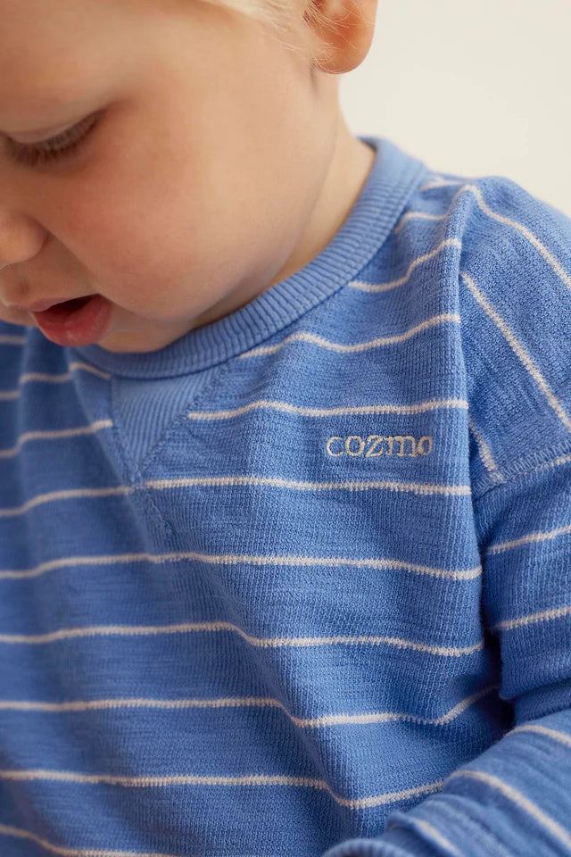 Cozmo Organic Stripes Baby Sweatshirt