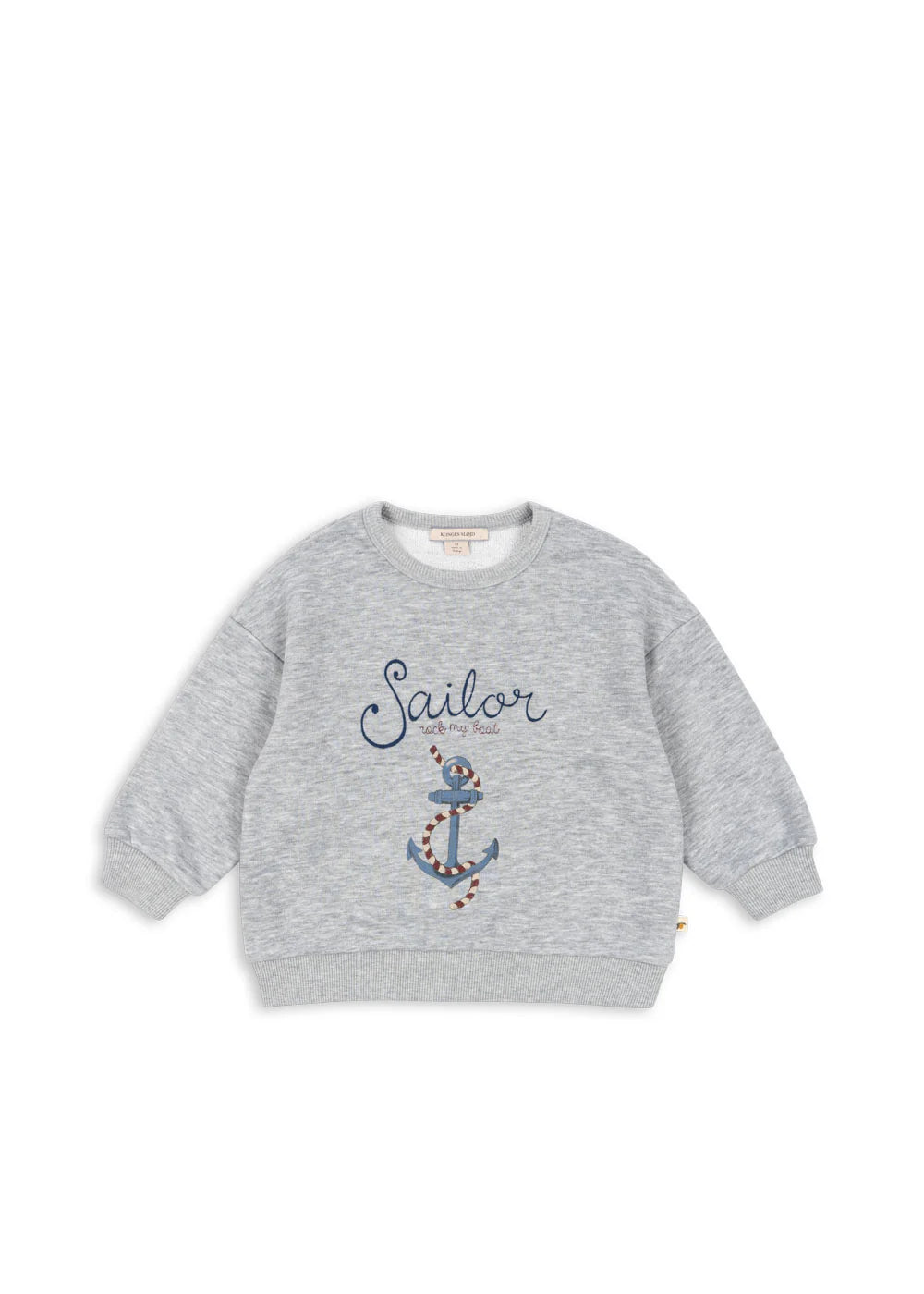 Konges Lou Sweat Shirt, Grey Melange