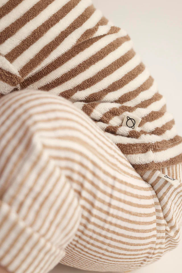Cozmo Organic Striped Terrycloth Sweatshirt