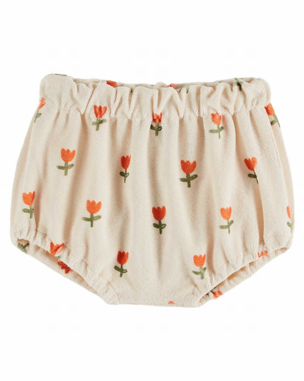 Terrycloth Bloomers, Petite Tulipe Creme