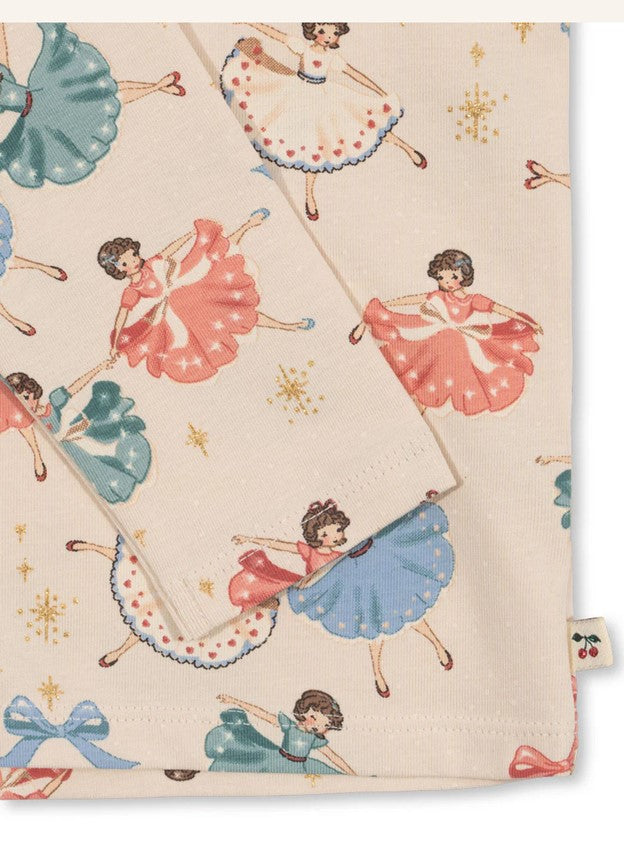 Basic Blouse/Pants Set Bow Ballerina