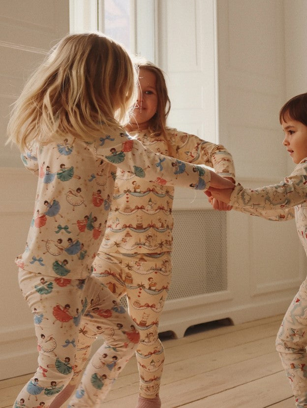 Basic Blouse/Pants Set Bow Ballerina