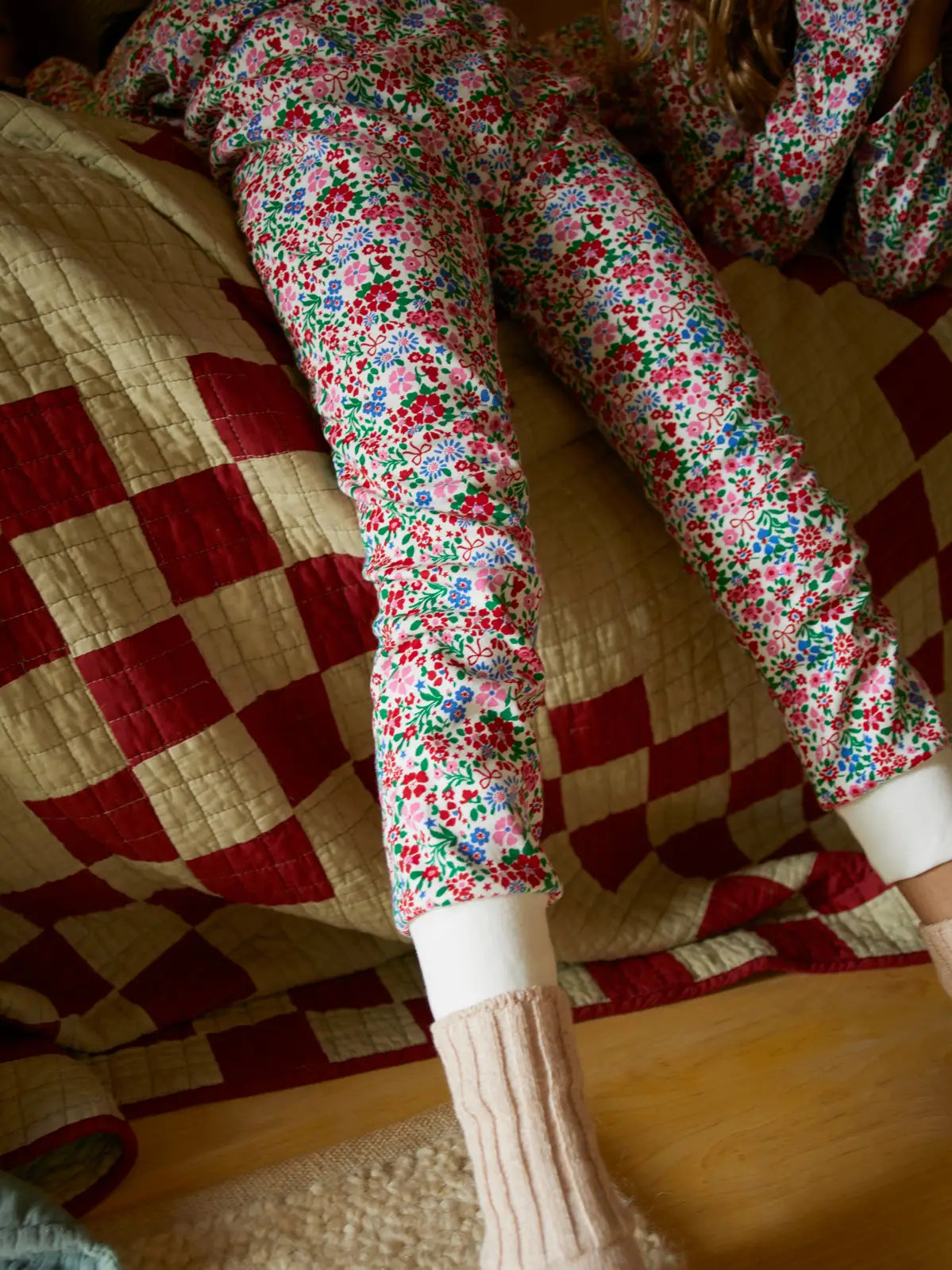 Holiday Classic Pajama, Festive Floral