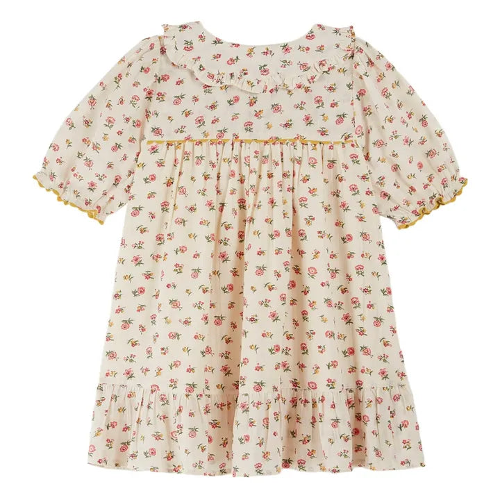 Floresco Dress, Ecru