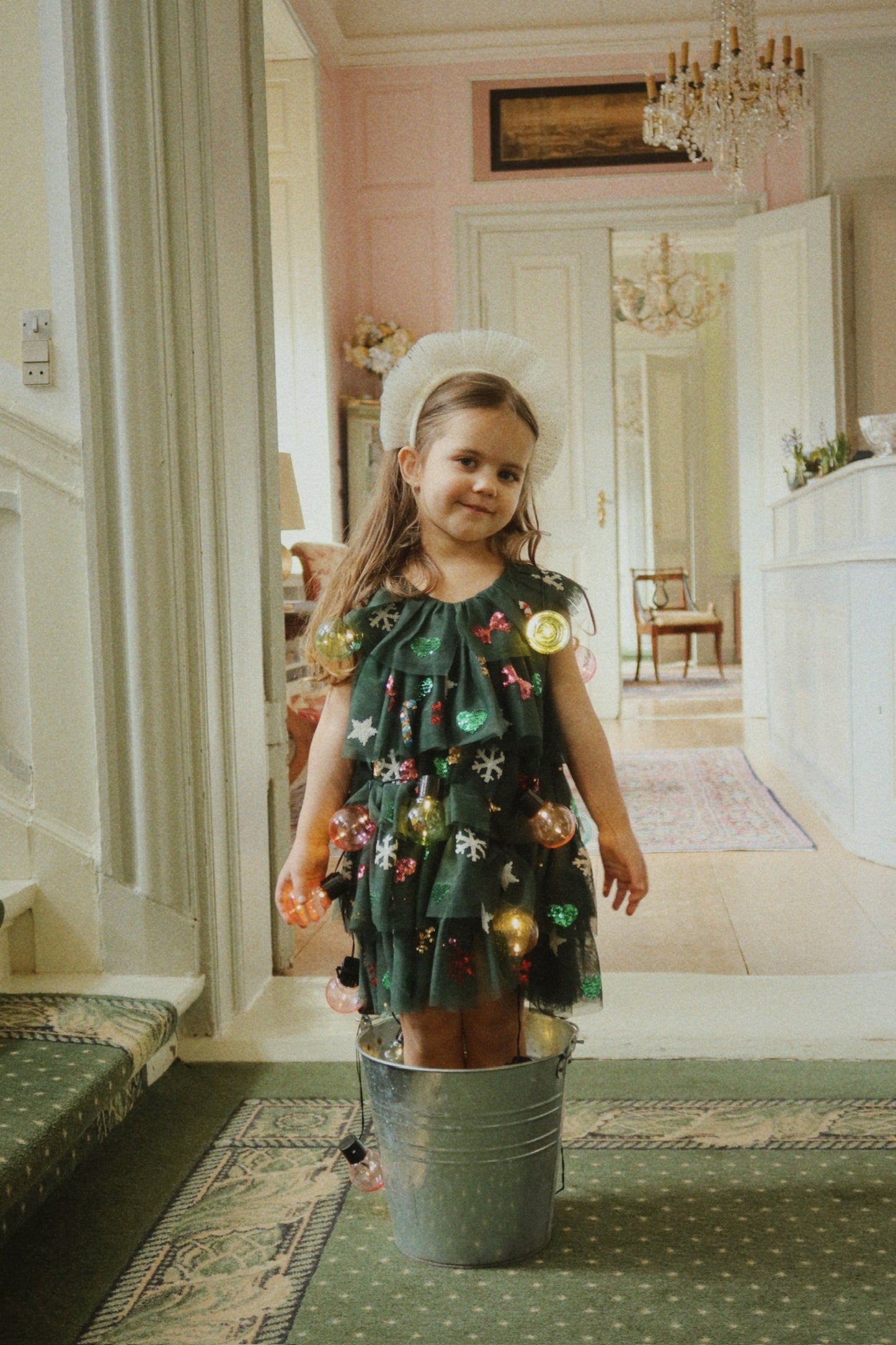 Yvonne Christmas Dress, Hunter Green