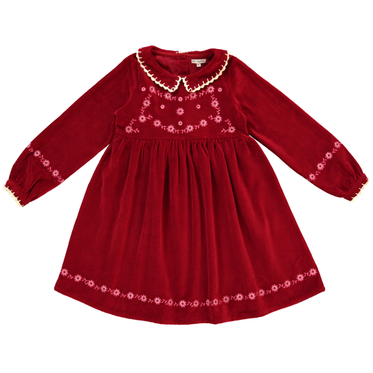 Millie Dress, Red Flame