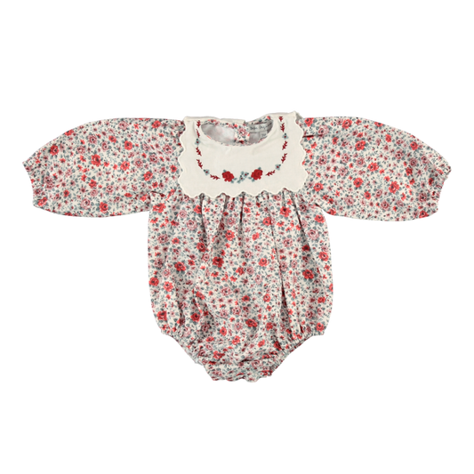 Clementine Romper, Sweet Roses