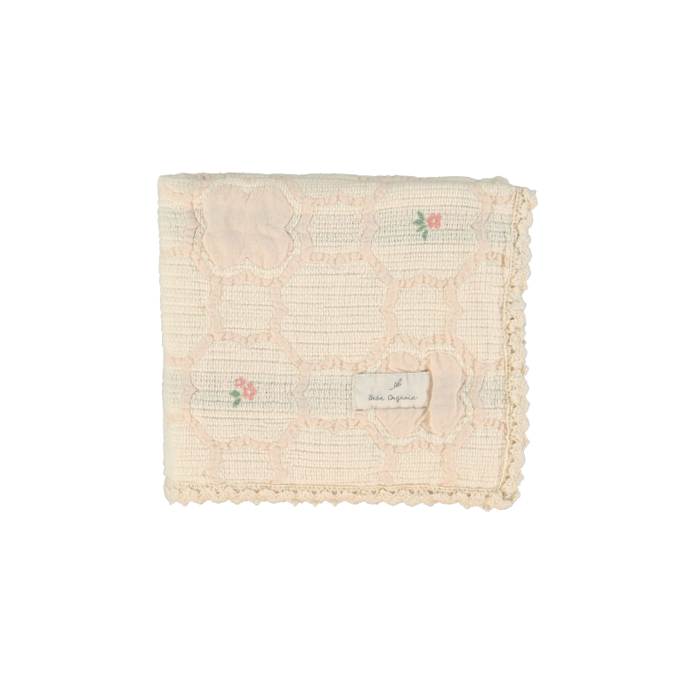 Cleo Blanket, Vintage Wallpaper Floral