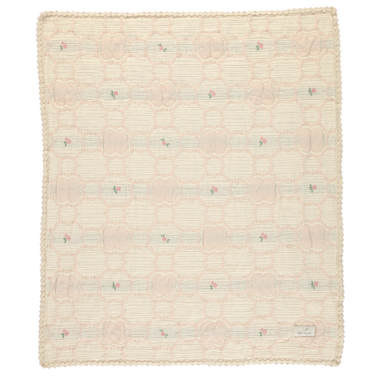 Cleo Blanket, Vintage Wallpaper Floral