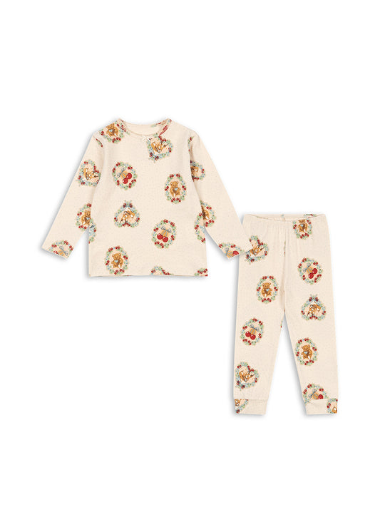 Basic Blouse/Pants Set, Deer Diary