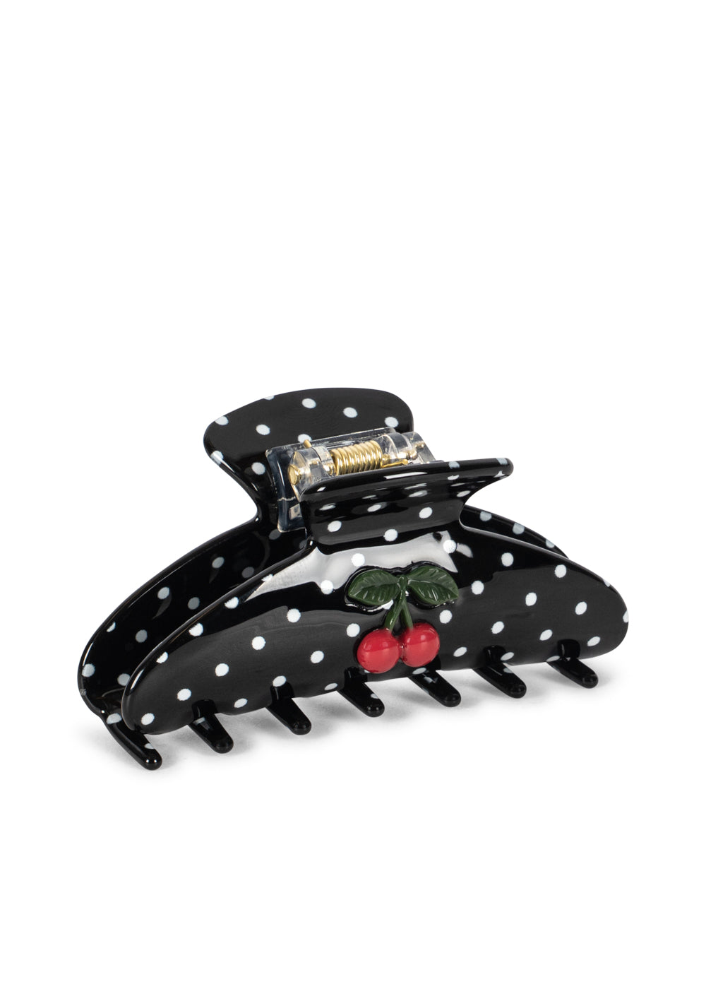 Cherry Dot Big Hair Claw, Multi