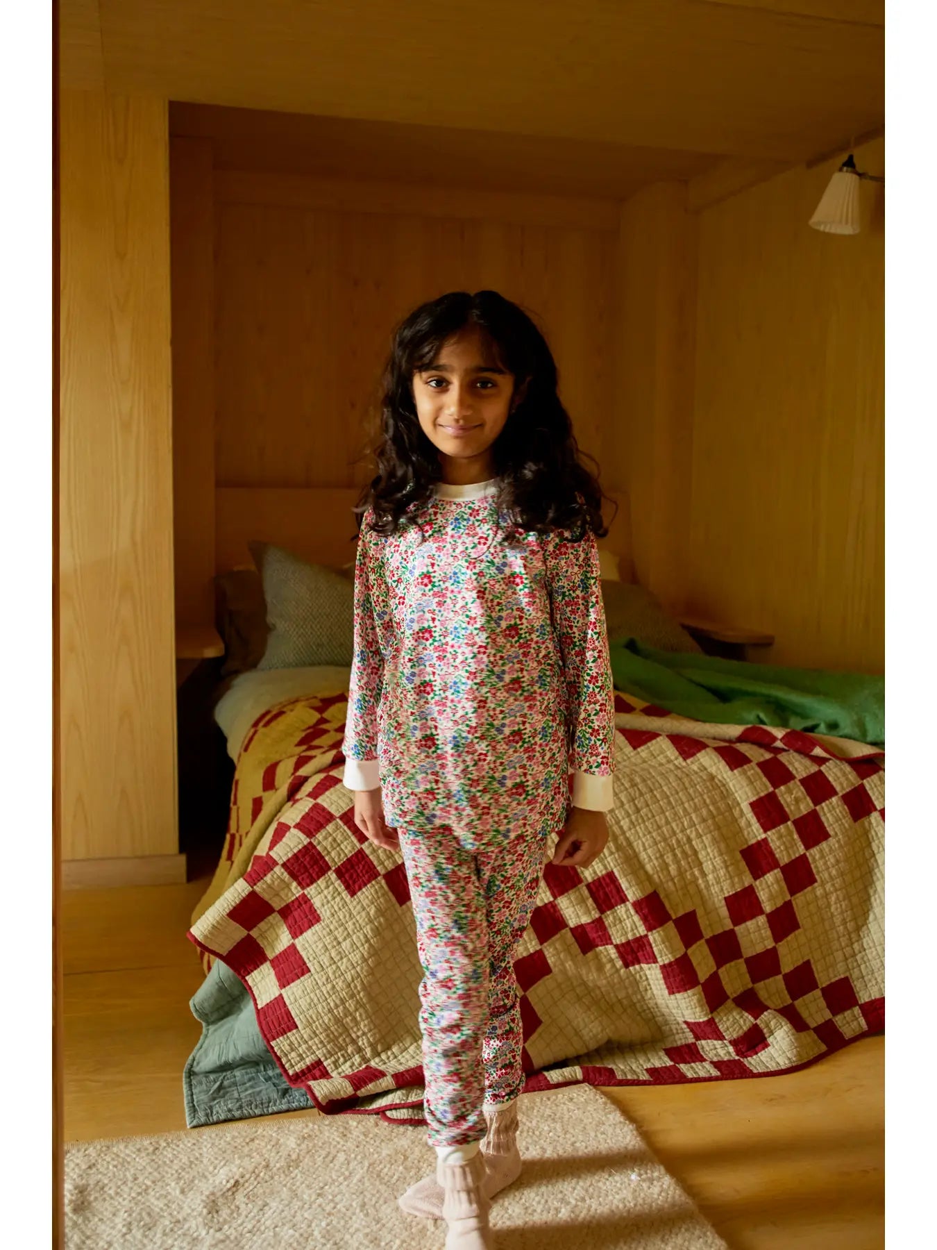 Holiday Classic Pajama, Festive Floral