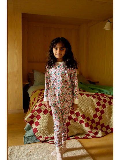 Holiday Classic Pajama, Festive Floral
