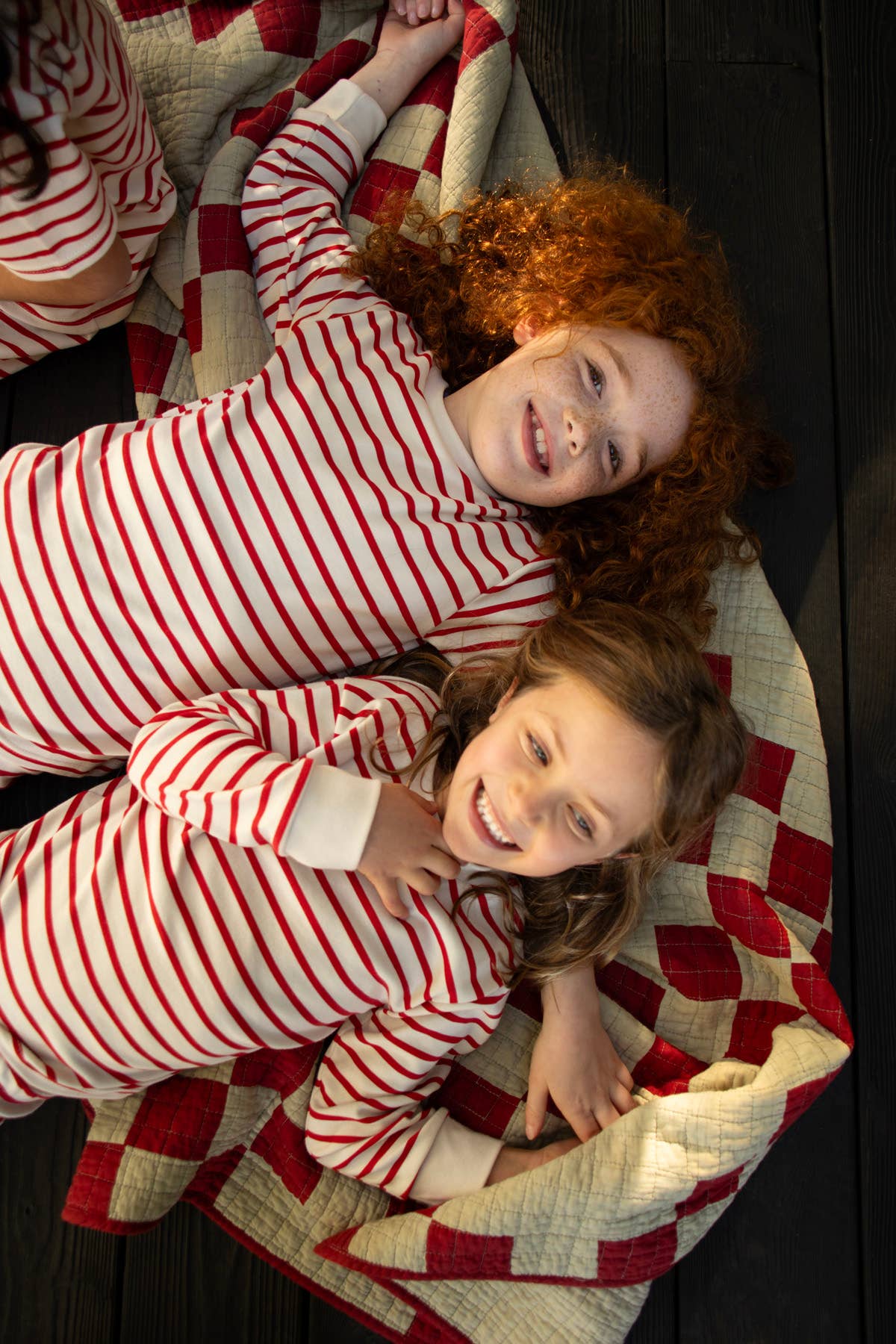 Holiday Classic Pajama, Red & Oatmeal Breton