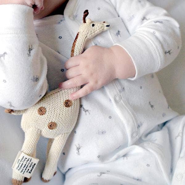 Organic Giraffe Rattle Baby Toy(5 Star Rating)