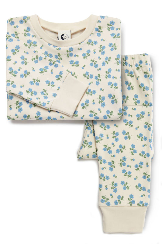 Classic Pajama, Blue Tea Floral