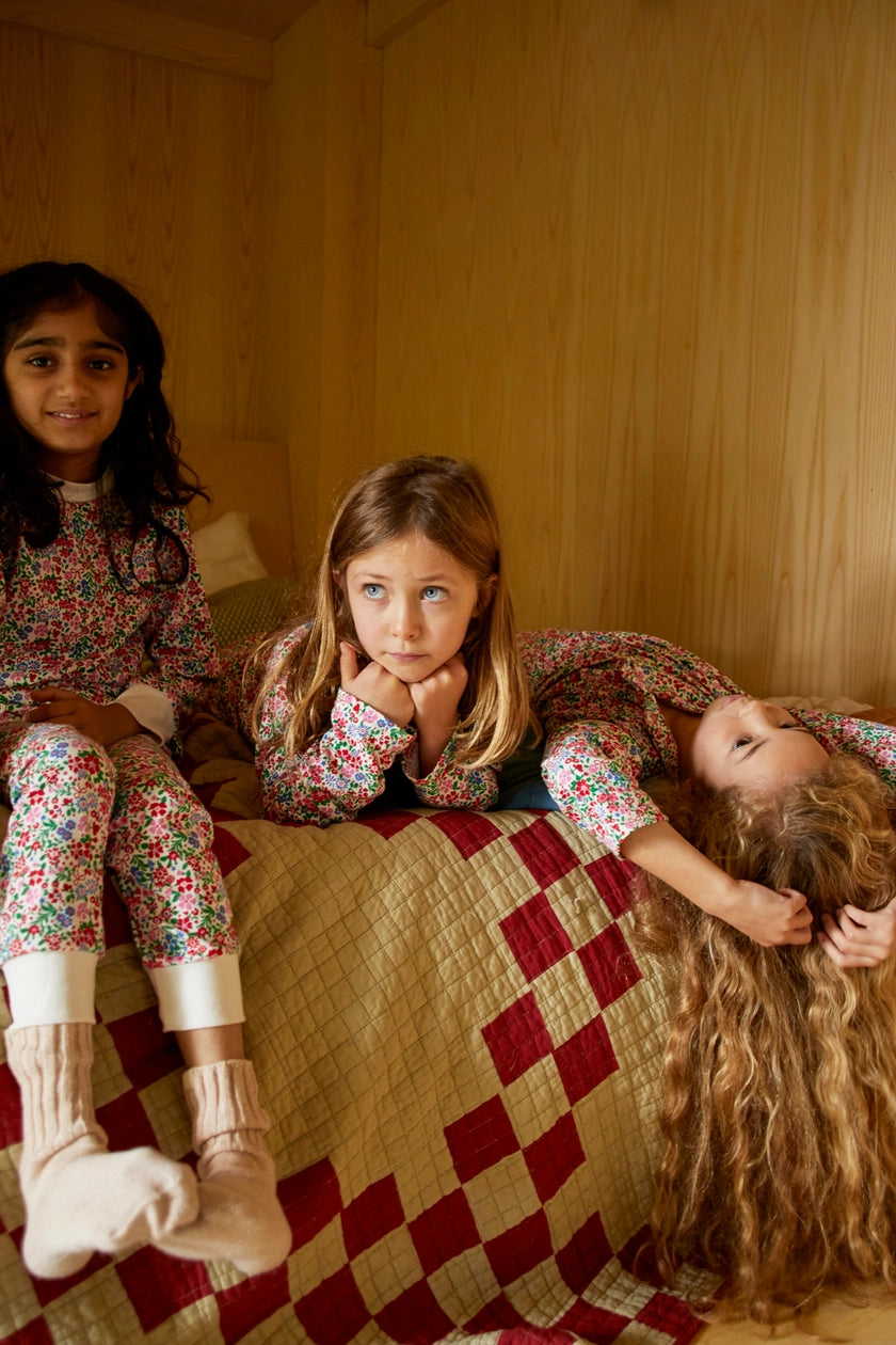Holiday Classic Pajama, Festive Floral
