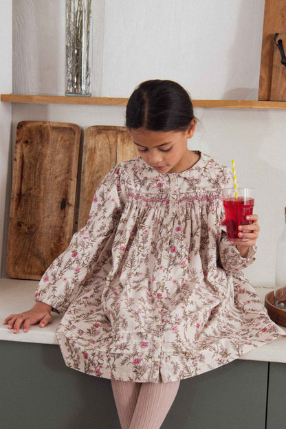 Amanda Corduroy Dress, Wild Flowers
