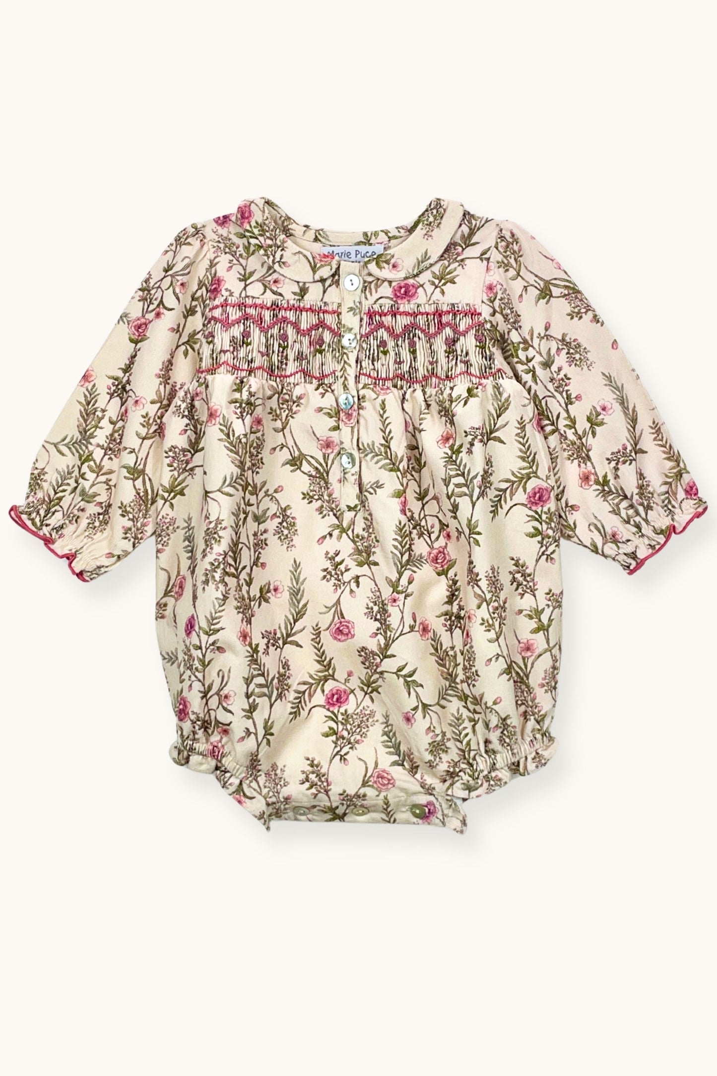 Lina Corduroy Romper, Wild Flowers