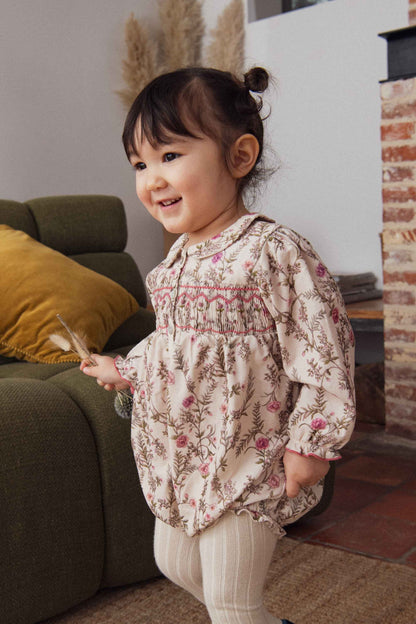 Lina Corduroy Romper, Wild Flowers