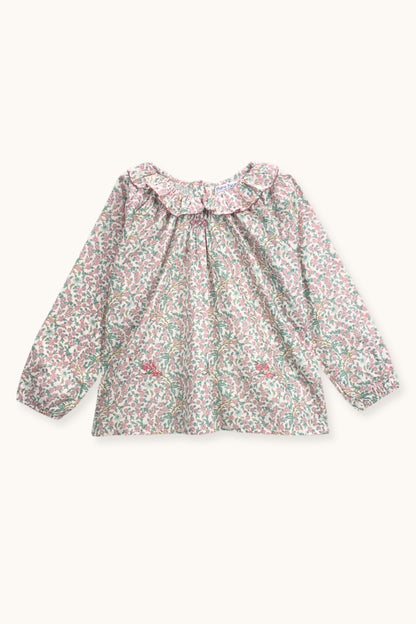 Olympe Blouse, Liberty Empress Rose