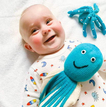Baby Rattle Toy - Octopus Rattle (Pink)