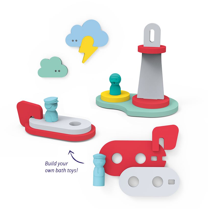 Bath Puzzle - Sail Away