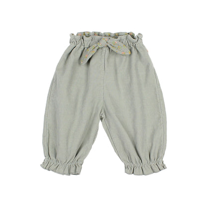 Soft Velour Pants, Eucalyptus