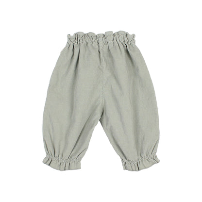 Soft Velour Pants, Eucalyptus