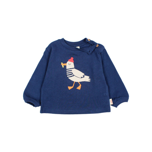 Bird T-Shirt, Marine
