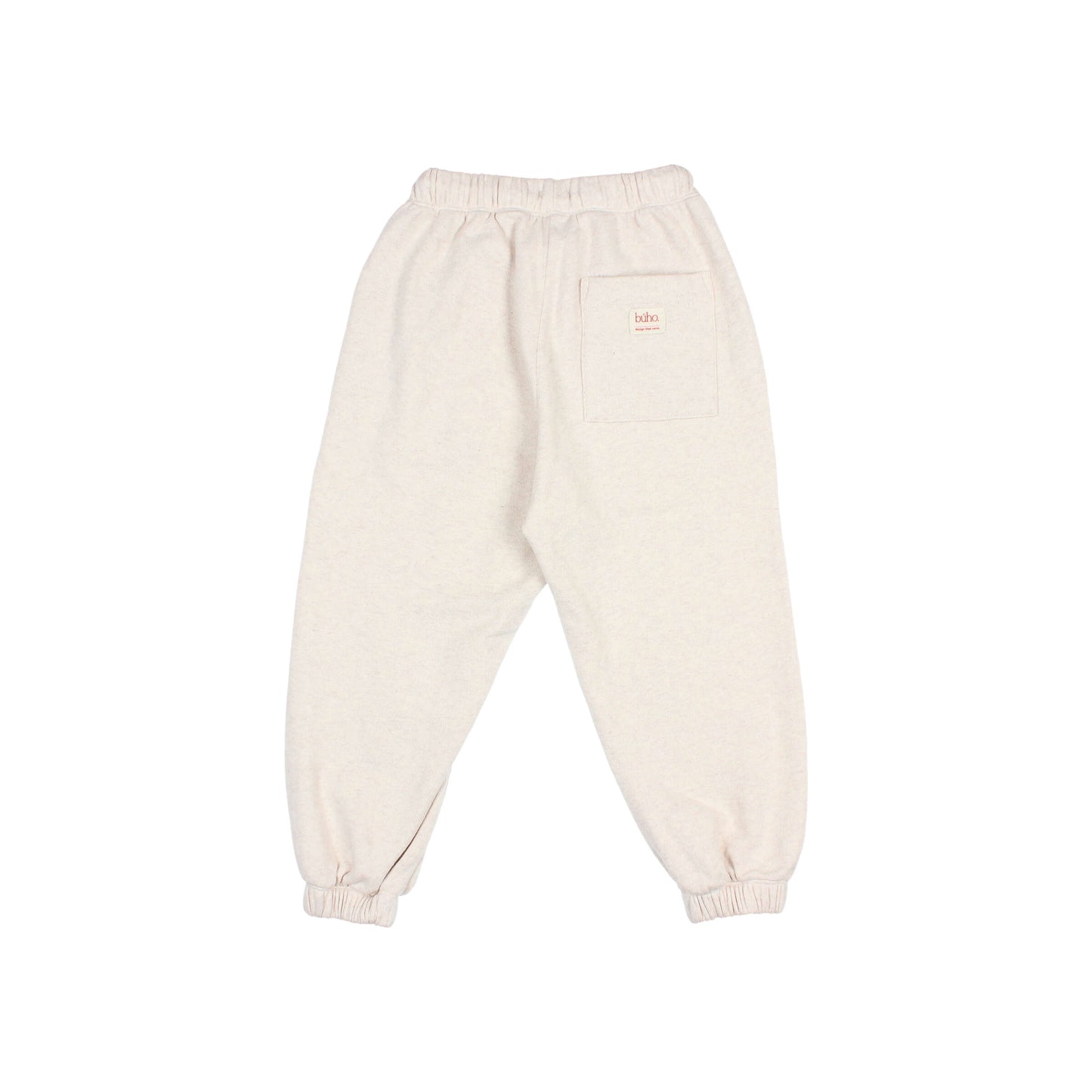 Soft Fleece Jogger, Ecru Melange