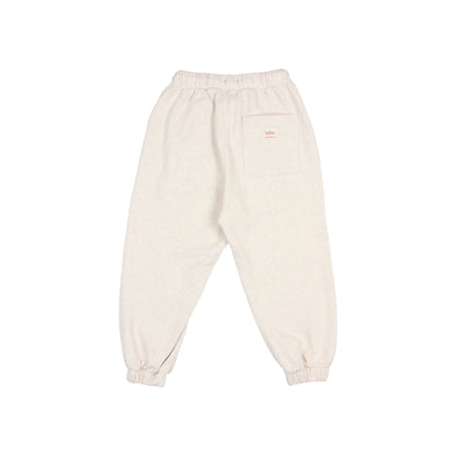 Soft Fleece Jogger, Ecru Melange