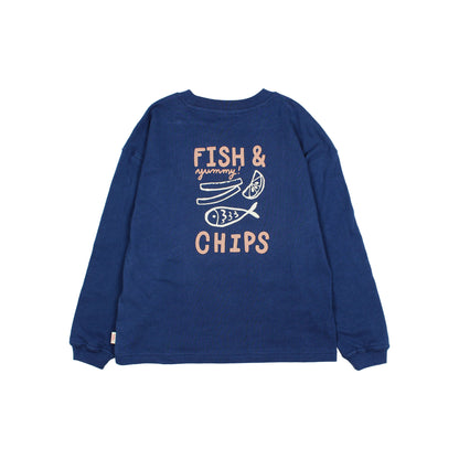 Chips T-Shirt, Marine